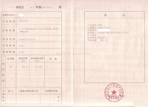 房产证办理